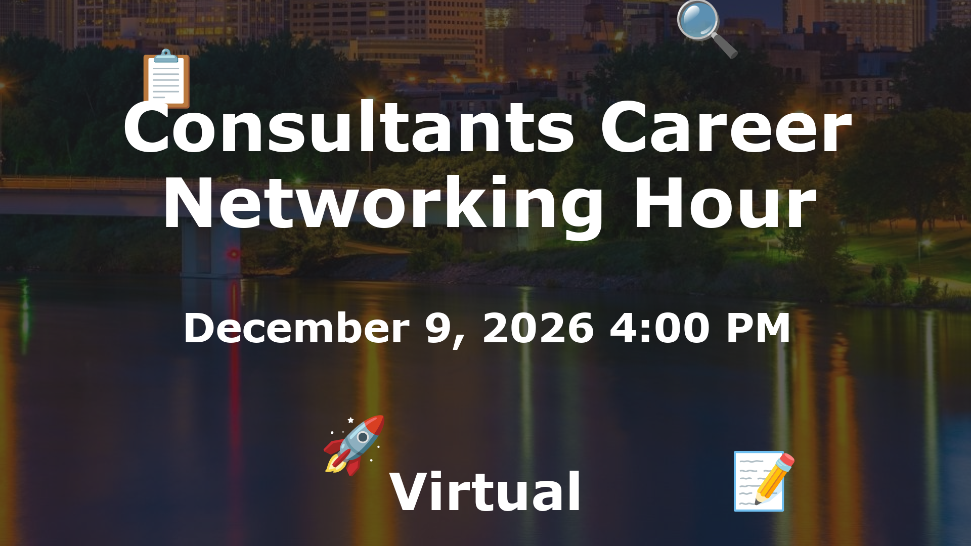 Consultants Career Networking Hour event image